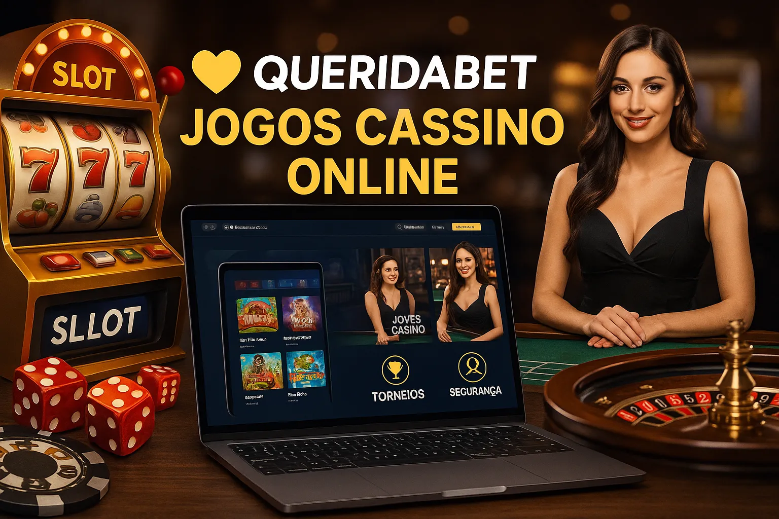 Jogos de cassino online inovadores e emocionantes na QUERIDABET