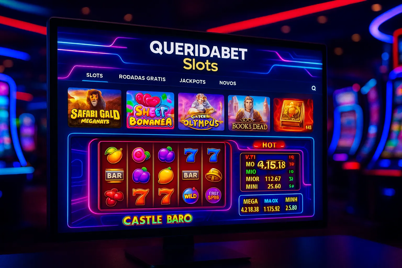 Explore o mundo das slot machines no QUERIDABET Casino